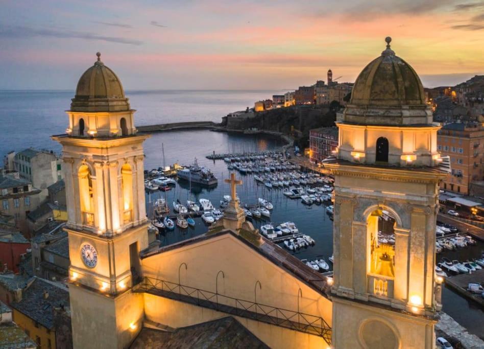 Charmant Studio Climatise Avec Parking, Au Coeur De Pietranera, Plage A 500M, Bastia A 2Km Ville-di-Pietrabugno Luaran gambar