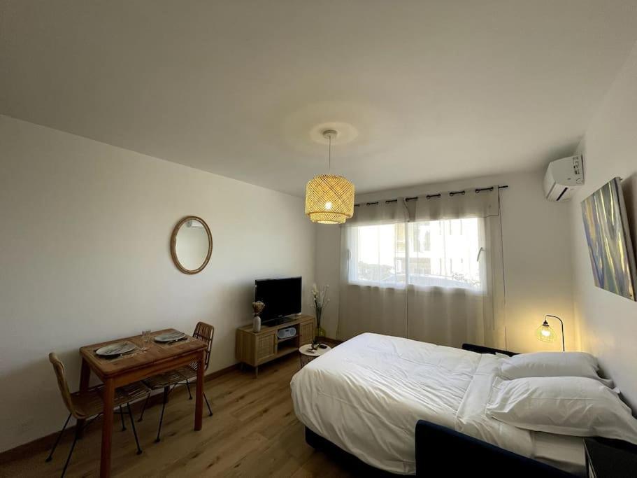Charmant Studio Climatise Avec Parking, Au Coeur De Pietranera, Plage A 500M, Bastia A 2Km Ville-di-Pietrabugno Luaran gambar