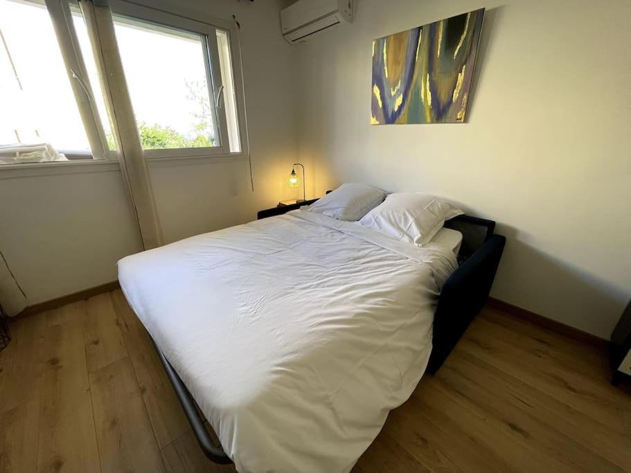 Charmant Studio Climatise Avec Parking, Au Coeur De Pietranera, Plage A 500M, Bastia A 2Km Ville-di-Pietrabugno Luaran gambar
